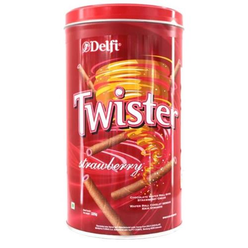 DELFI WAFER ROLL STRAWBERRY 320GM